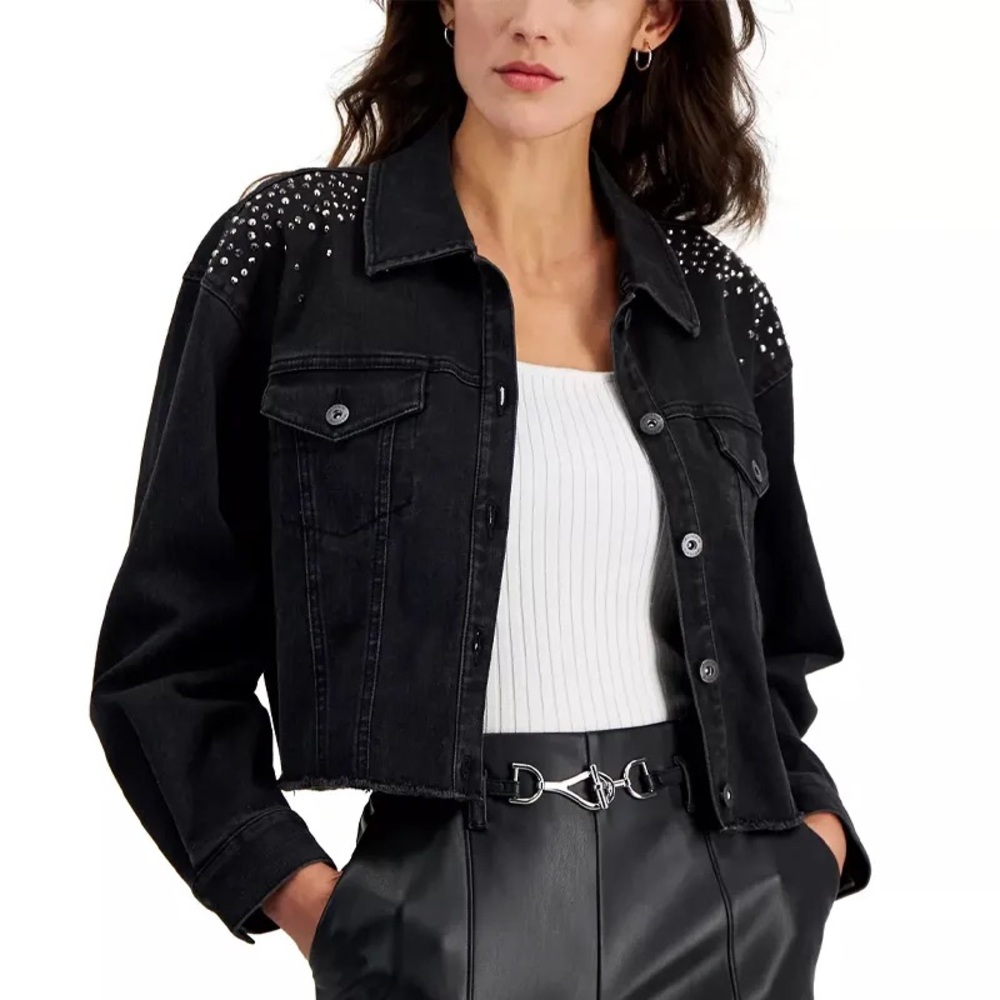 INC Jean jacket cropped